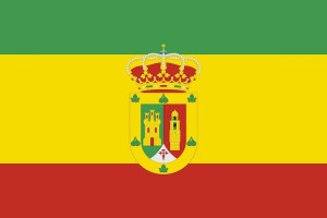 Bandera de mesa de Almoharín Bandera de mesa de Almoharín