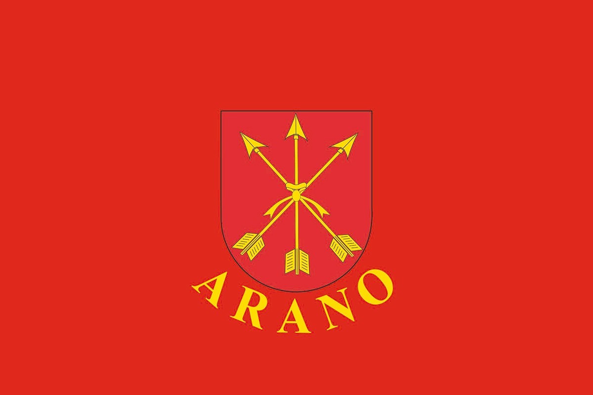 Bandera de mesa de Arano