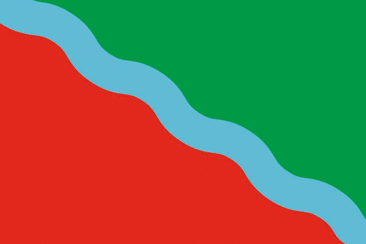 Bandera de mesa de Baños de Río Tobía