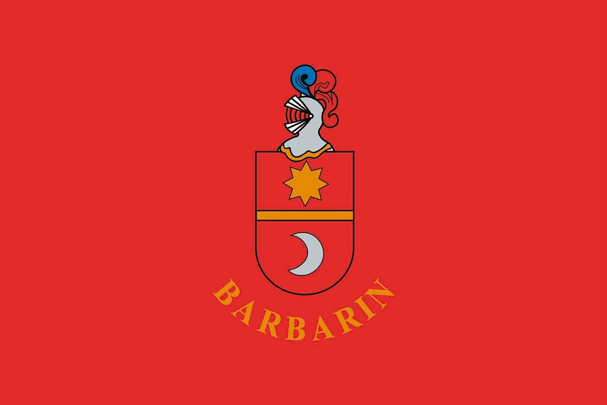 Bandera de mesa de Barbarin