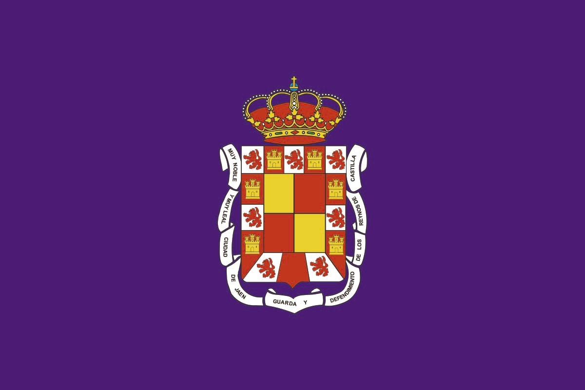 Bandera de Jaén de alta calidad para exterior Bandera de Jaén de alta calidad para exterior