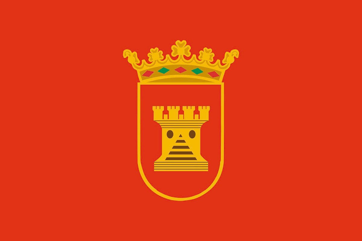 Bandera de mesa de Carcastillo Bandera de mesa de Carcastillo