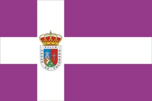 Bandera de mesa de Casar de Palomero Bandera de mesa de Casar de Palomero