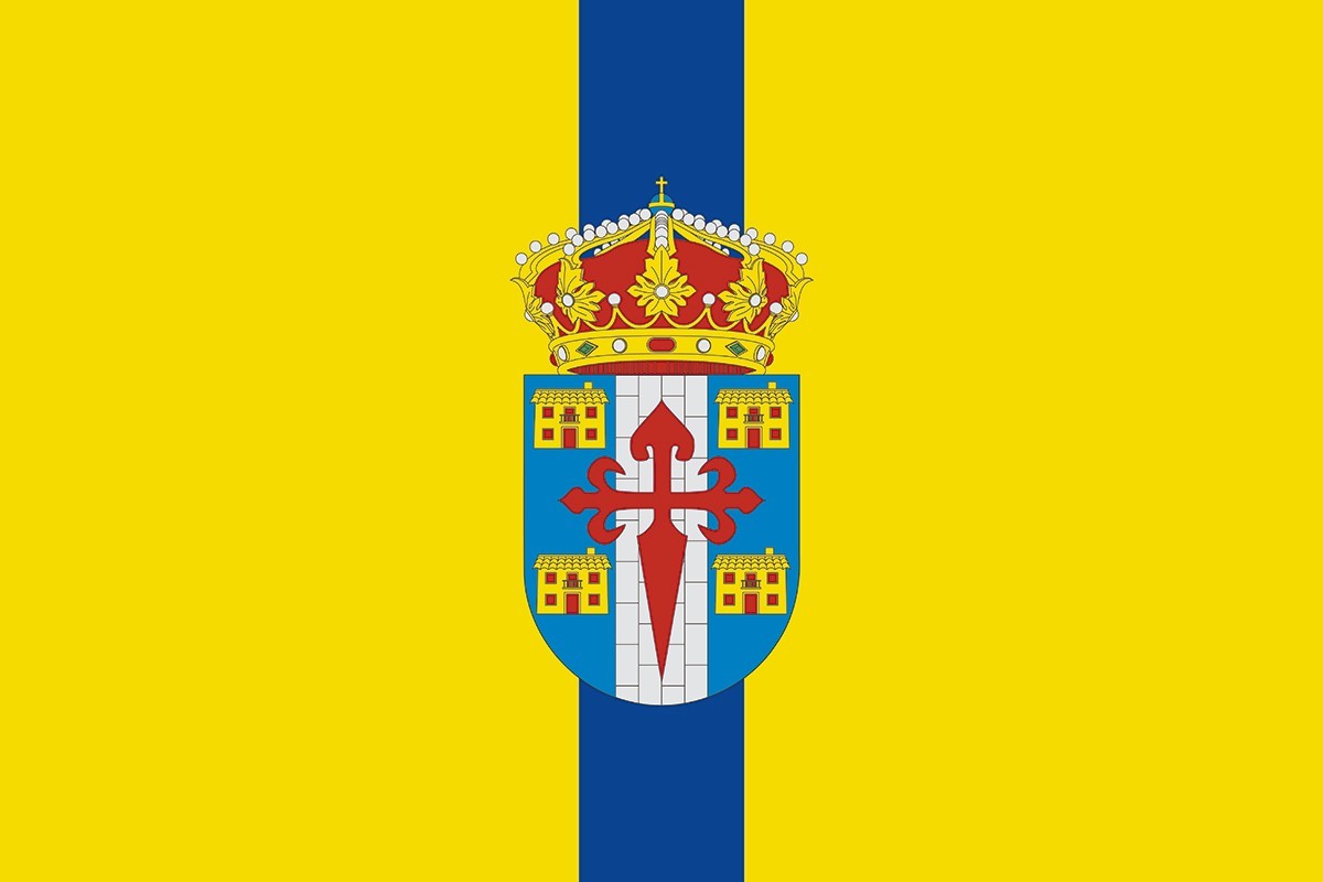 Bandera de mesa de Casas de Don Antonio