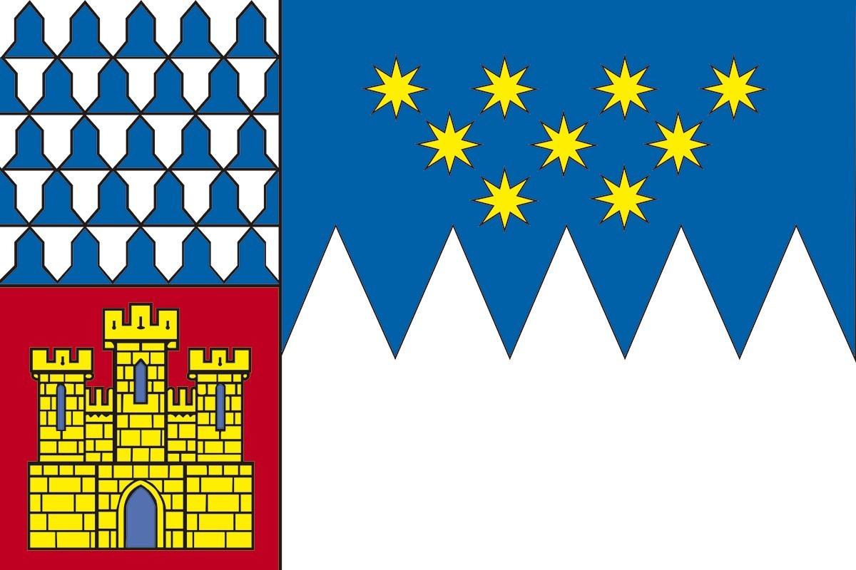 Bandera de mesa de Descargamaría