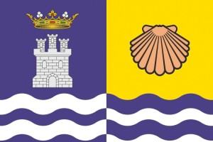 Bandera de mesa de Hervías Bandera de mesa de Hervías