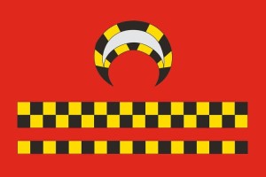 Bandera de mesa de Javier