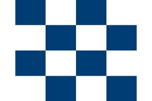 Bandera maritima alfabética N-NOVEMBER de alta calidad 123