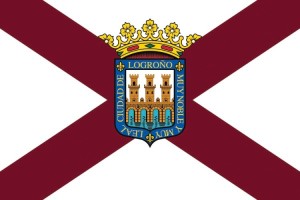 Bandera de mesa de Logroño Bandera de mesa de Logroño
