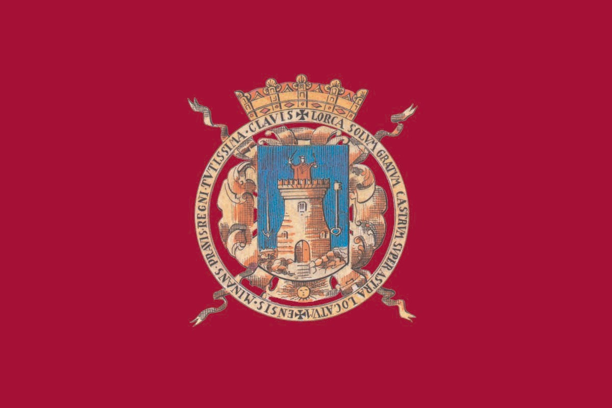 Bandera de mesa de Lorca