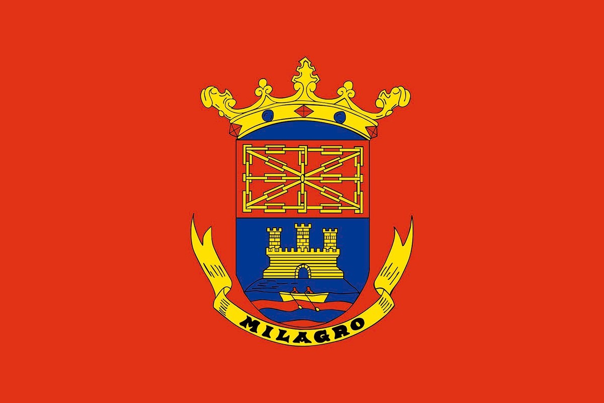 Bandera de mesa de Milagro Bandera de mesa de Milagro