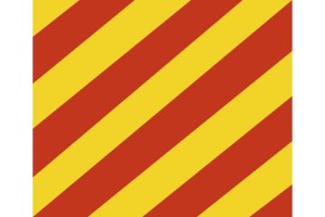 Bandera maritima alfabetica Y-YANKEE de alta calidad 123