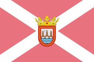 Bandera de mesa de Puente la Reina