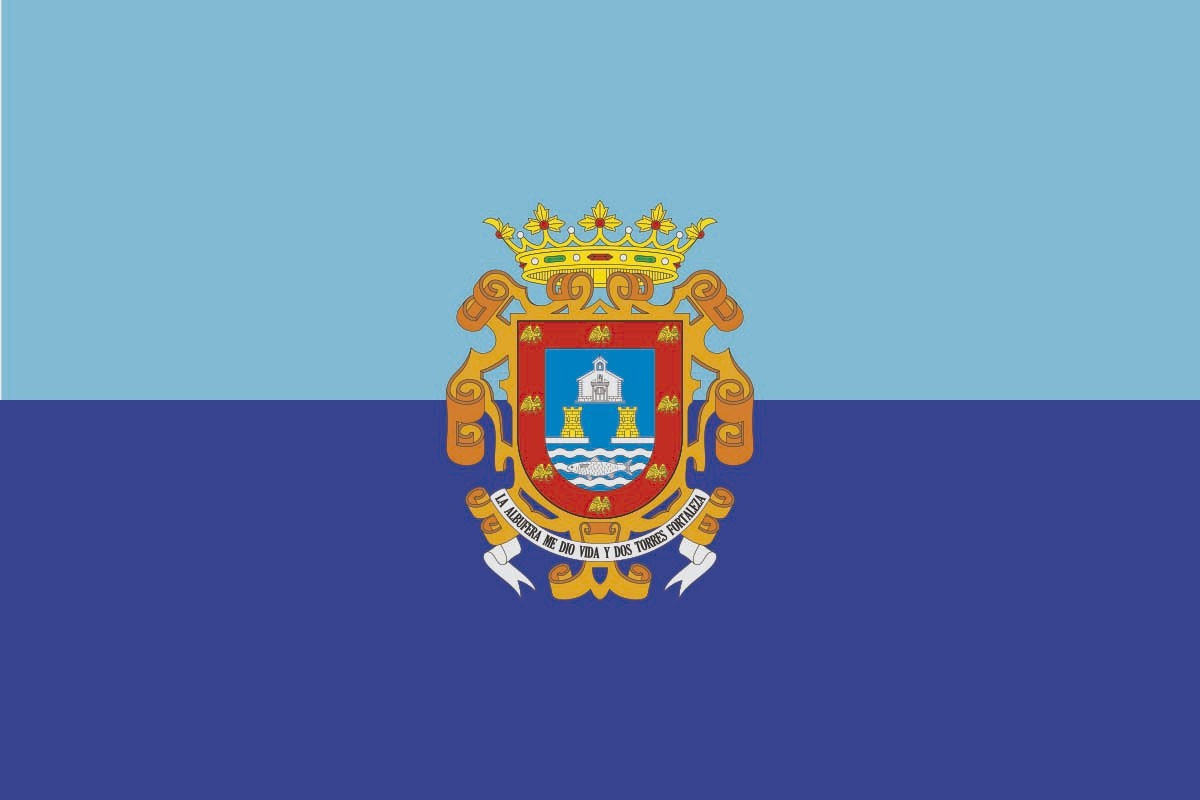 Bandera de mesa de San Javier