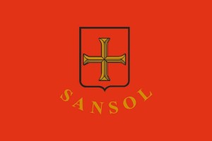 Bandera de mesa de Sansol