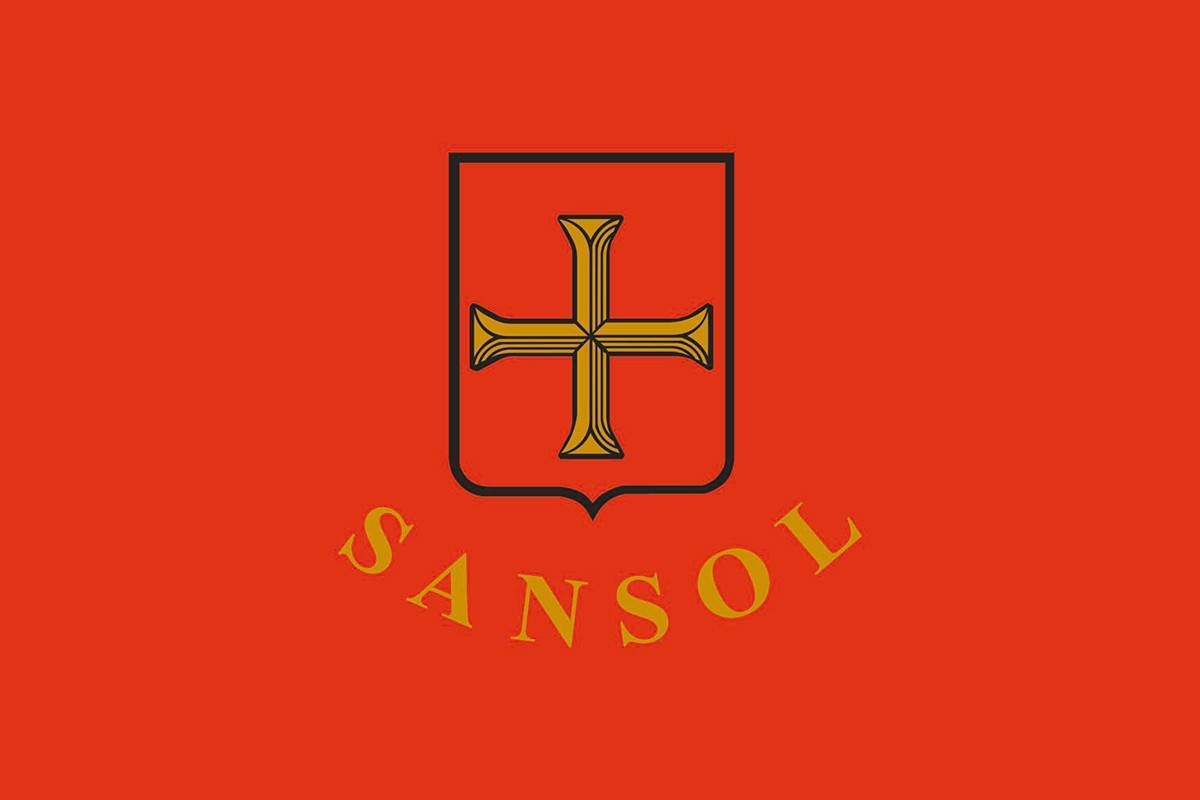 Bandera de mesa de Sansol