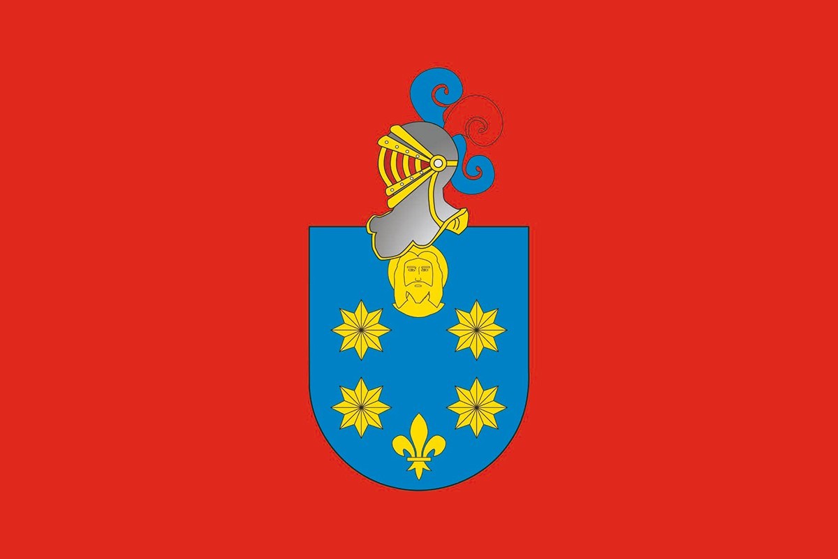 Bandera de mesa de Santacara