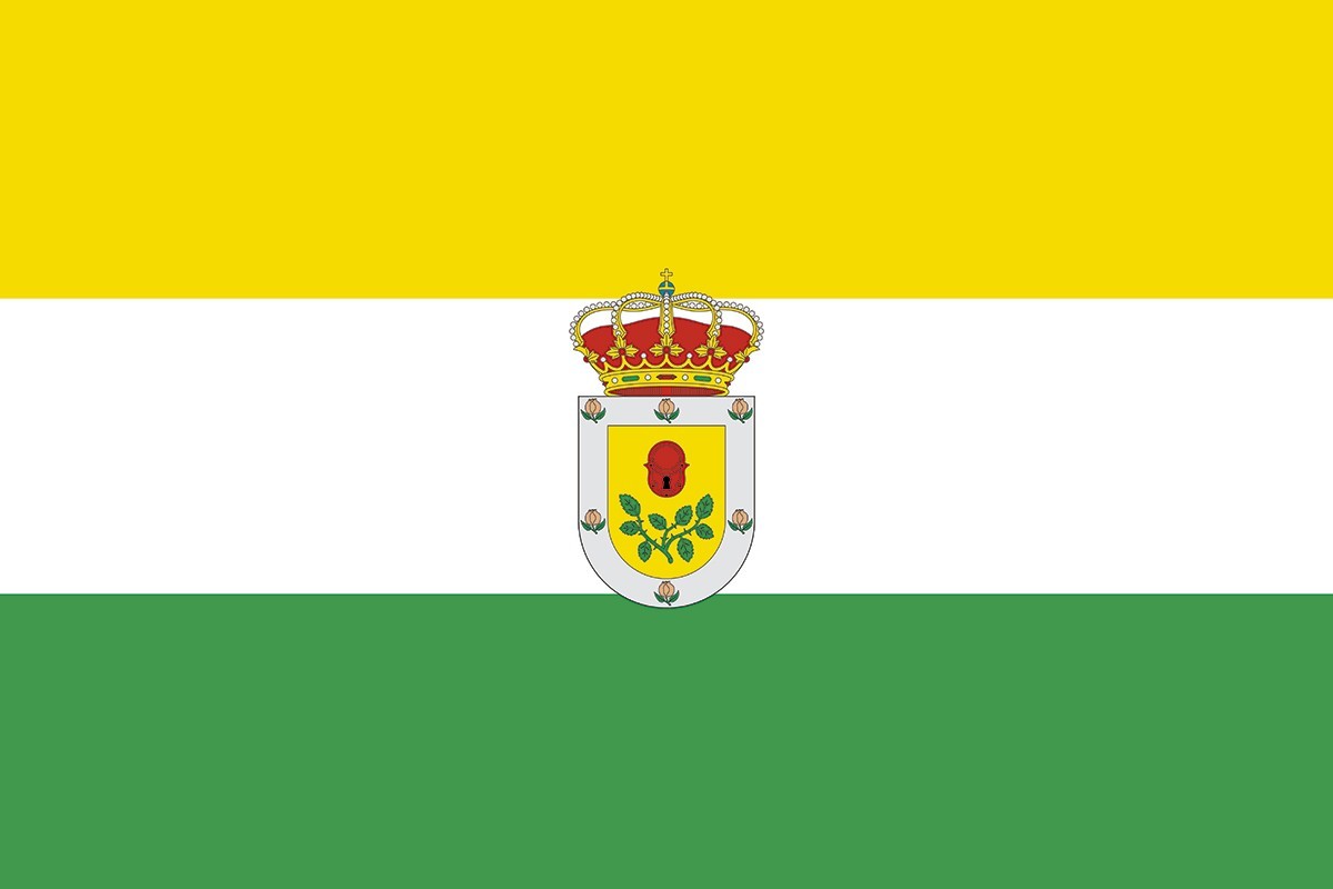 Bandera de mesa de Zarza de Granadilla Bandera de mesa de Zarza de Granadilla