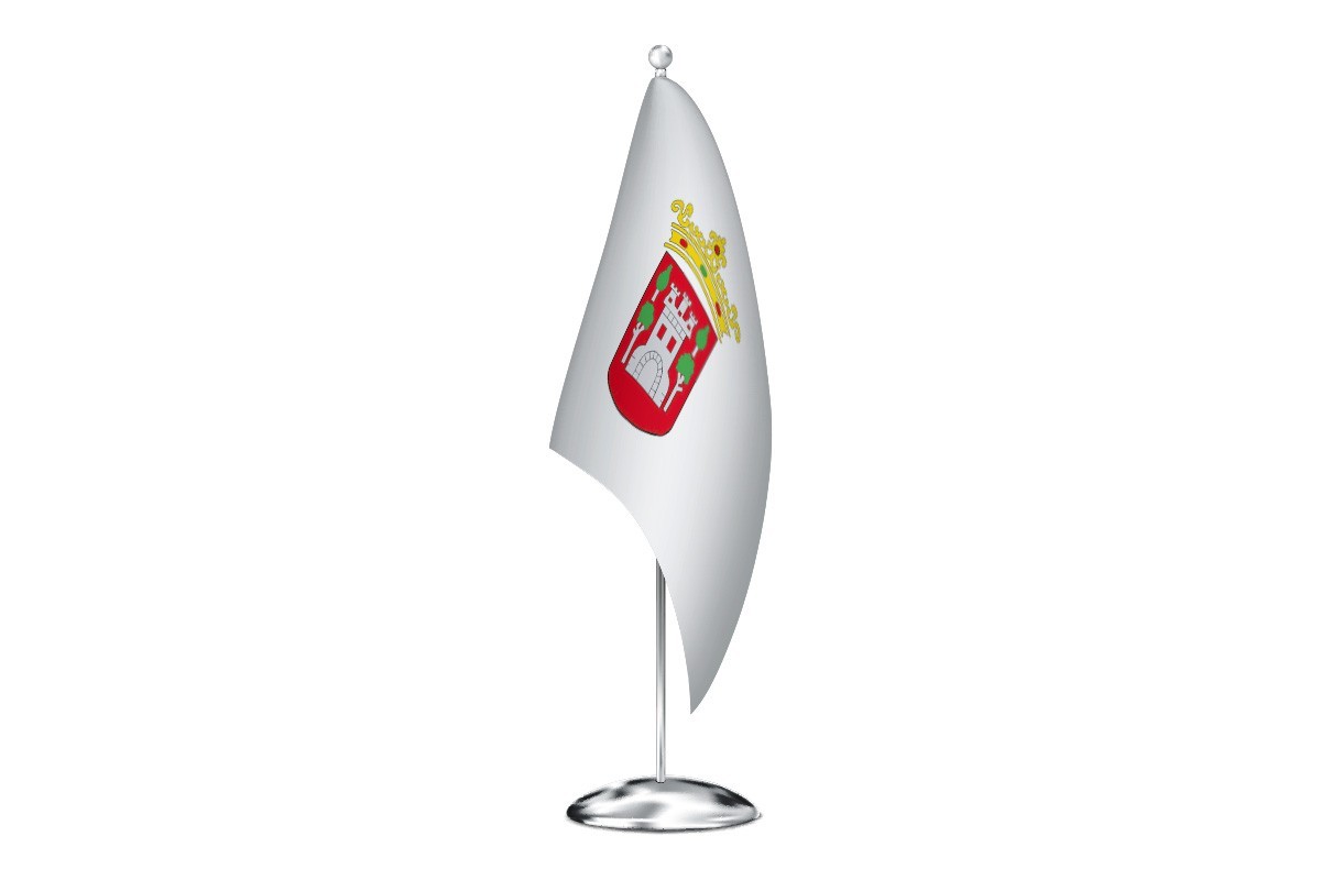 Bandera de despacho de Arguedas de alta calidad