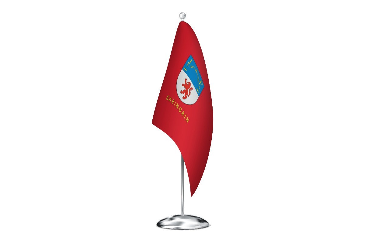 Bandera de despacho de Garínoain de alta calidad