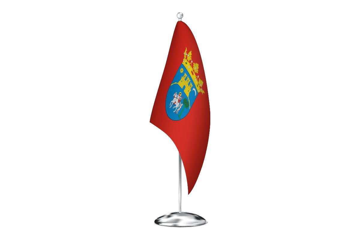 Bandera de despacho de San Martín de Unx de alta calidad