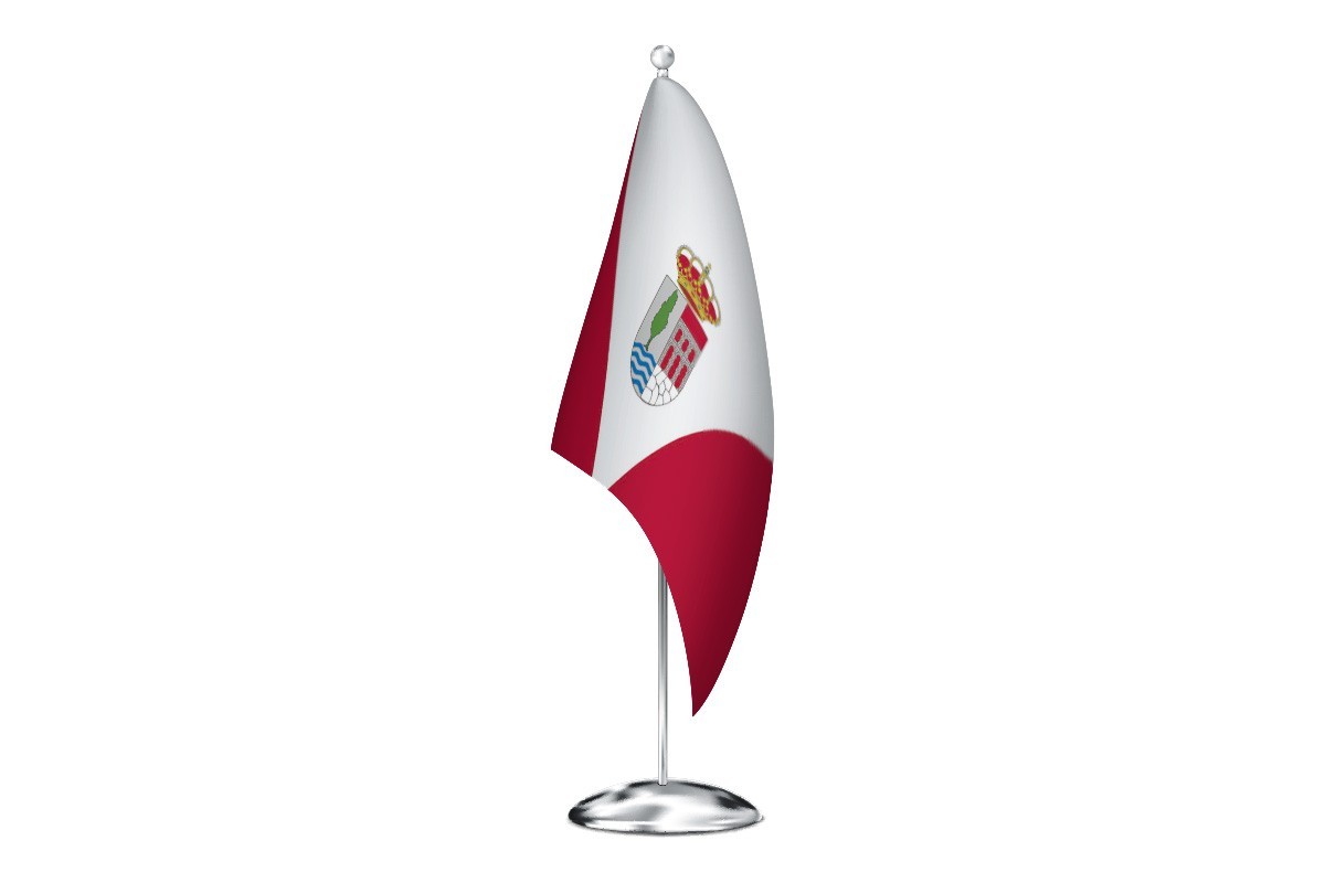 Bandera de despacho de Alameda del Valle de alta calidad