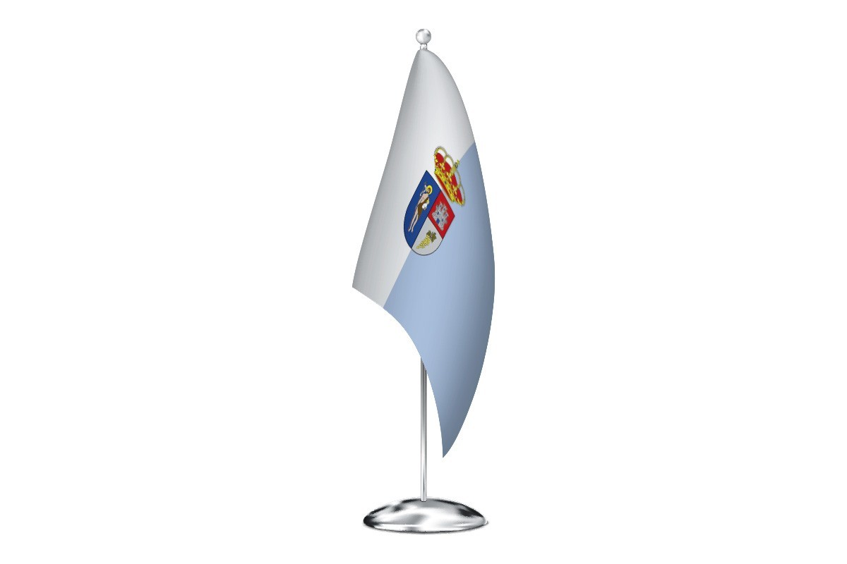 Bandera de despacho de Arganda del Rey de alta calidad