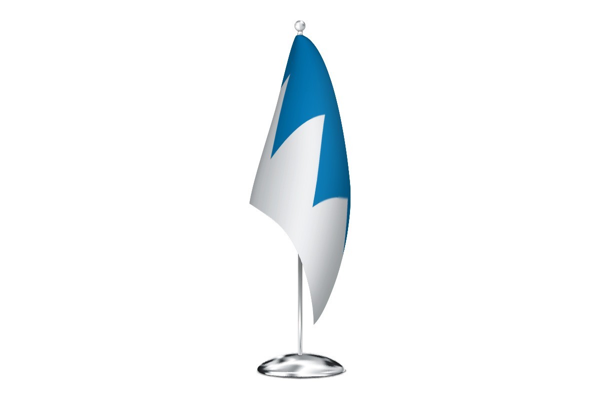 Bandera de despacho de Becerril de la Sierra de alta calidad