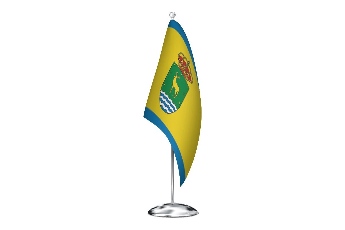 Bandera de despacho de Cervera de Buitrago de alta calidad