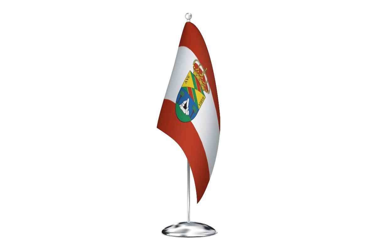 Bandera de despacho de Collado Mediano de alta calidad