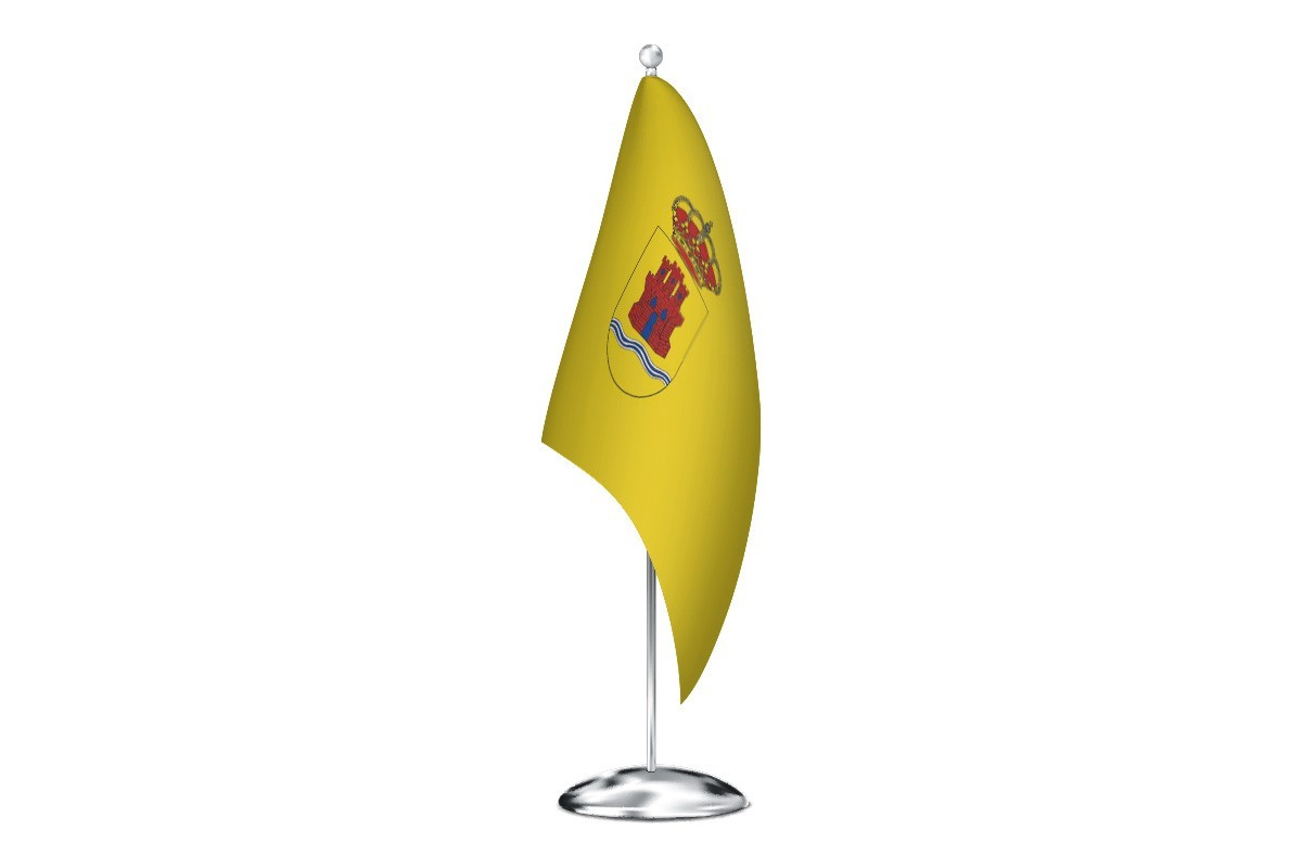 Bandera de despacho de Fuentidueña de Tajo de alta calidad