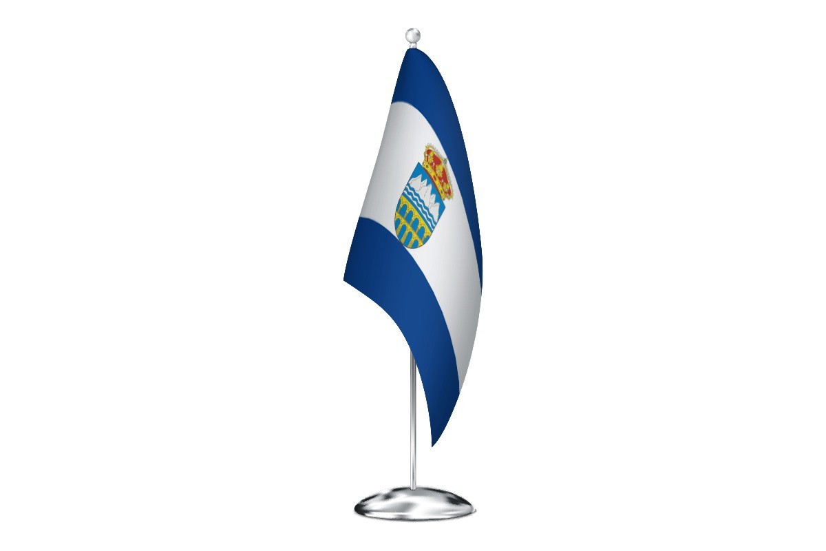 Bandera de despacho de Guadalix de la Sierra de alta calidad