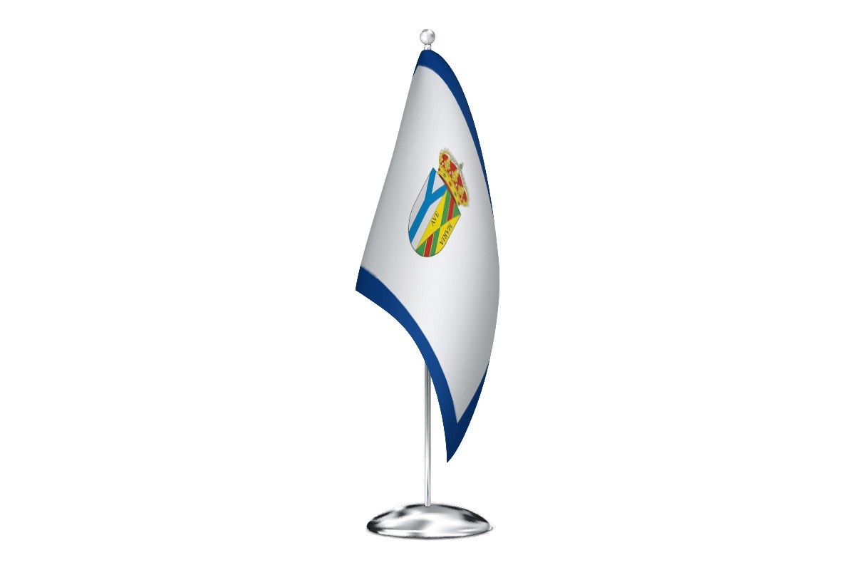 Bandera de despacho de Horcajo de la Sierra de alta calidad