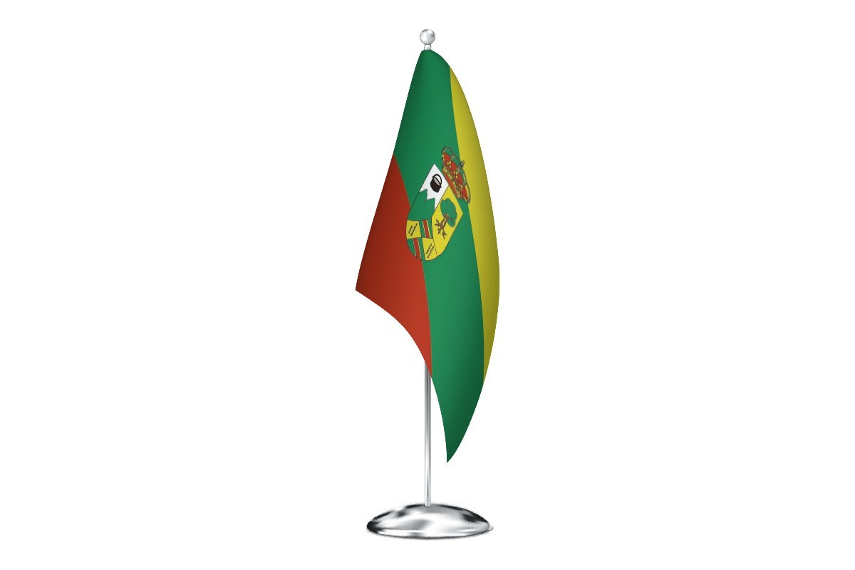Bandera de despacho de Hoyo de Manzanares de alta calidad