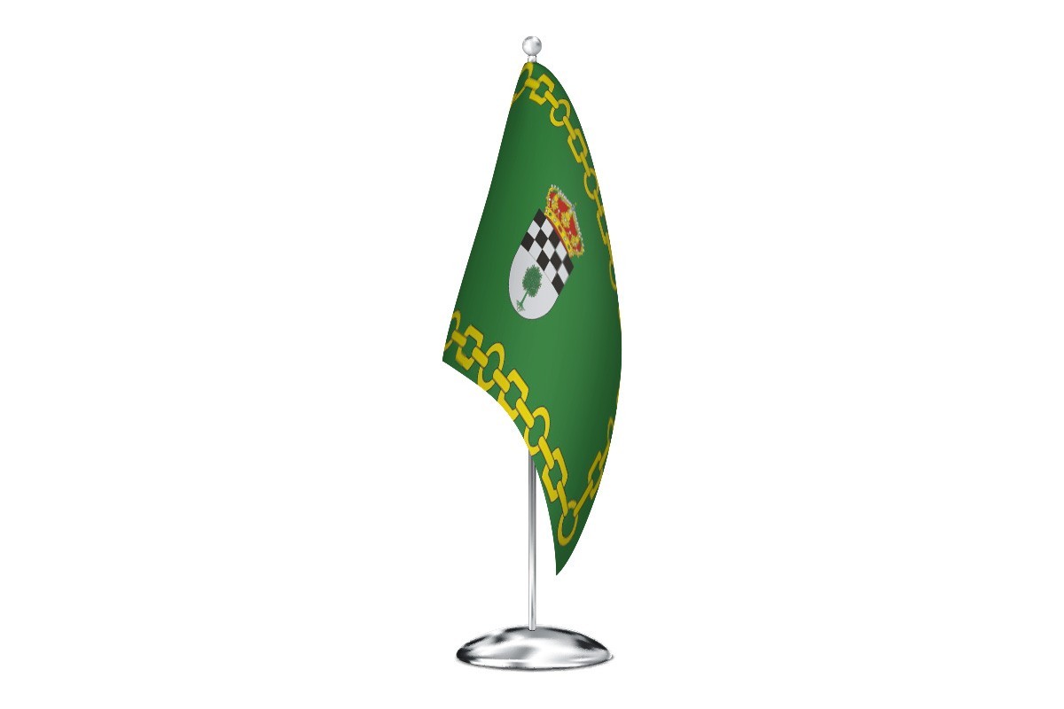 Bandera de despacho de Nuevo Baztán de alta calidad