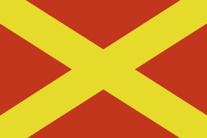 Bandera para carreras - pista emergencia cerrada 123