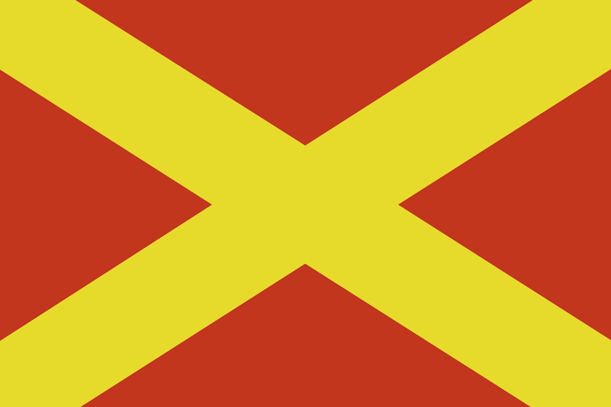 Bandera para carreras - pista emergencia cerrada Bandera para carreras - pista emergencia cerrada