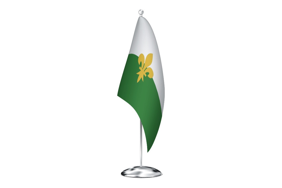 Bandera de despacho de Olmeda de las Fuentes de alta calidad