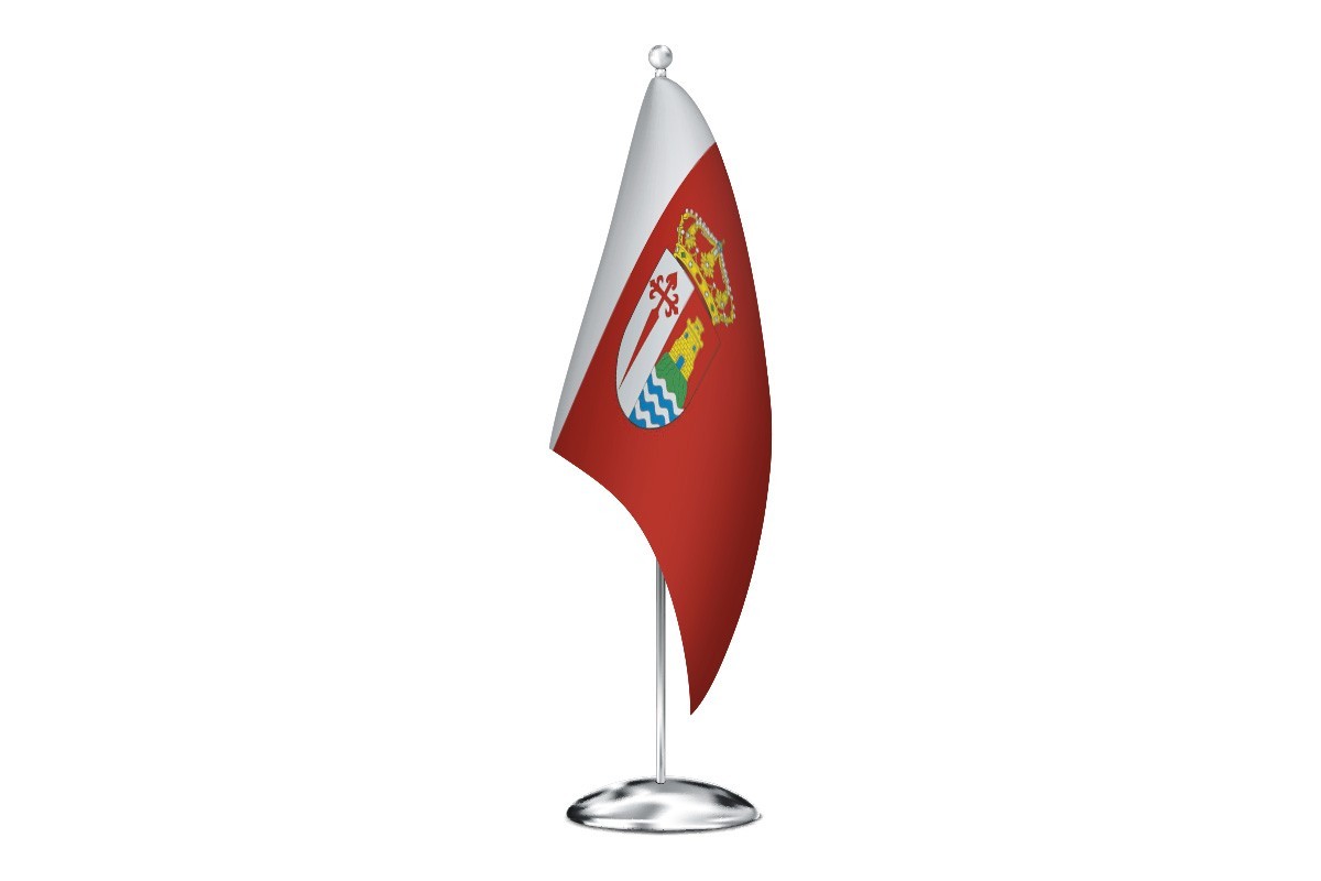 Bandera de despacho de Paracuellos de Jarama de alta calidad