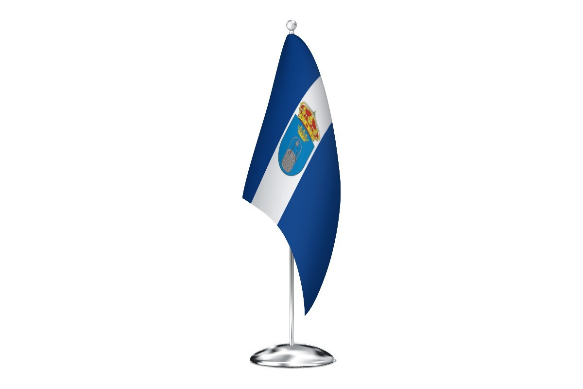 Bandera de despacho de Pozuelo del Rey de alta calidad