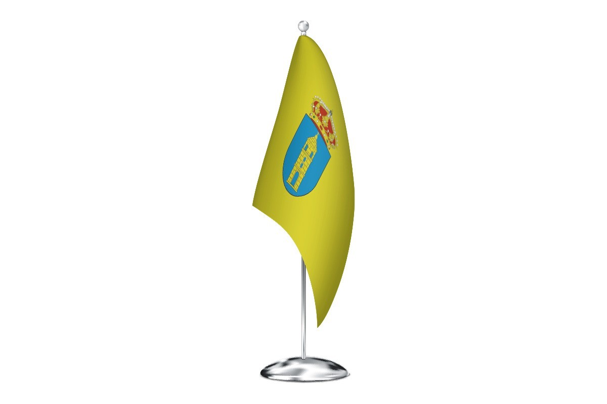 Bandera de despacho de Ribatejada de alta calidad