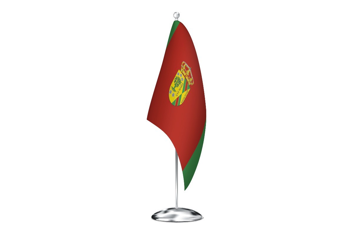 Bandera de despacho de Robledillo de la Jara de alta calidad