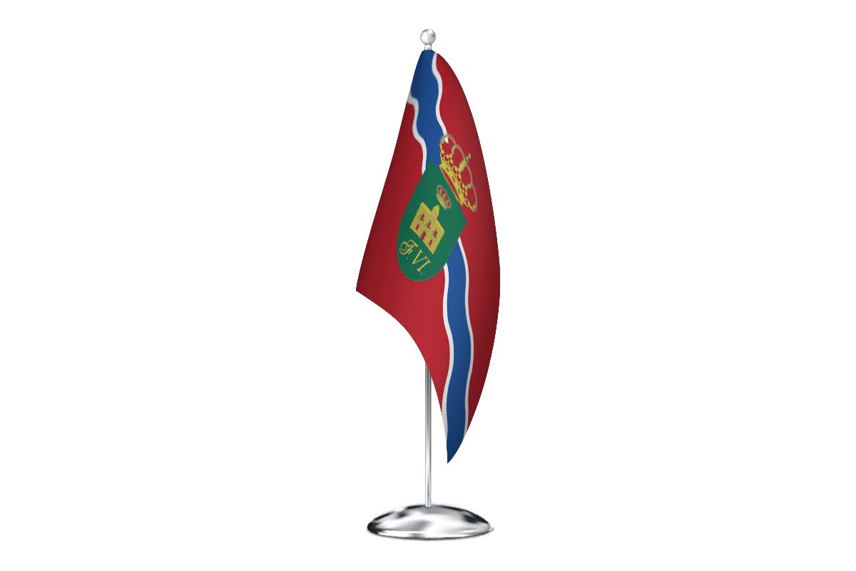 Bandera de despacho de San Fernando de Henares de alta calidad