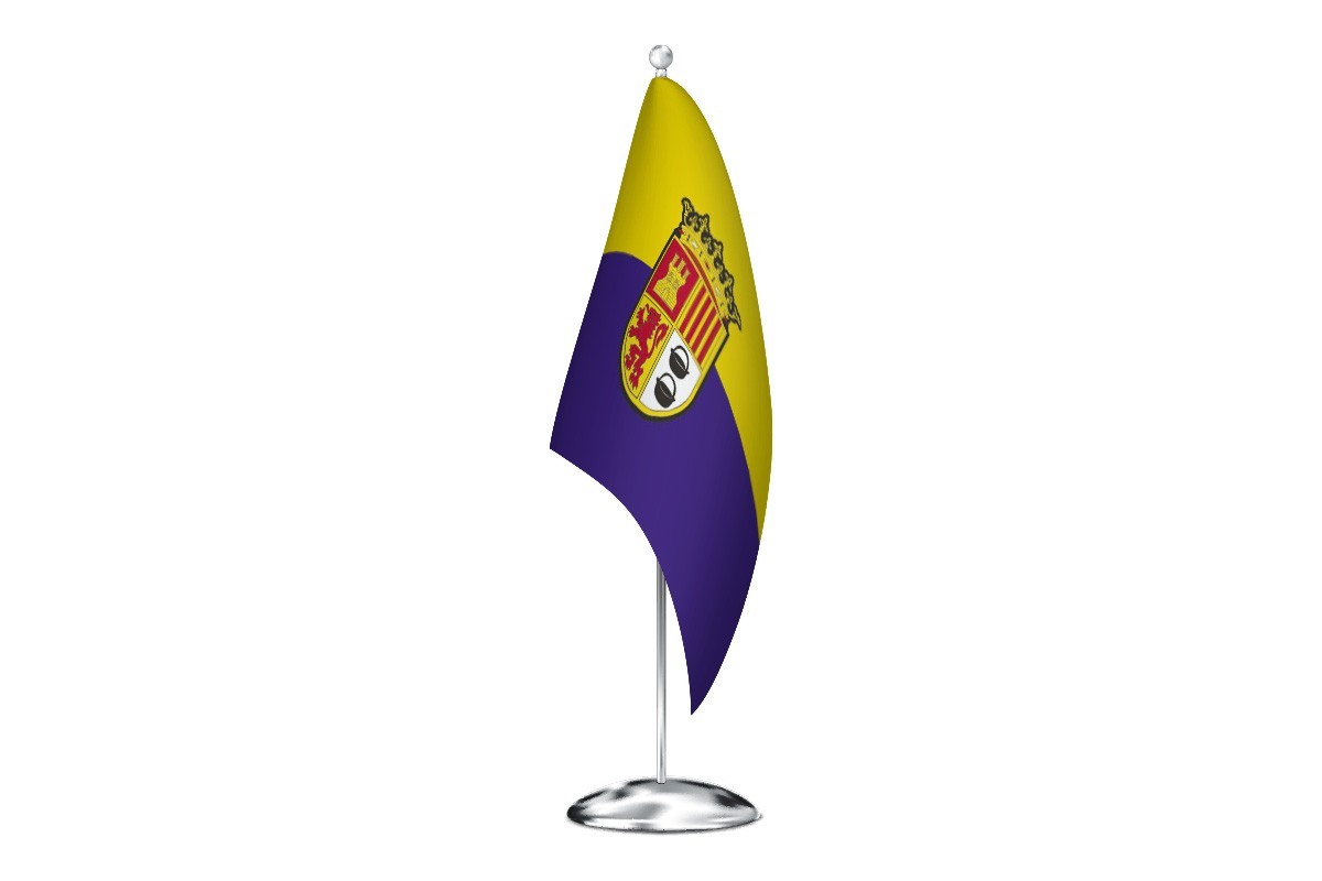 Bandera de despacho de Torrejón de Ardoz de alta calidad
