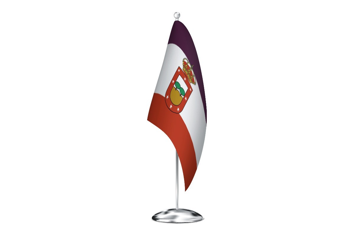 Bandera de despacho de Tres Cantos de alta calidad