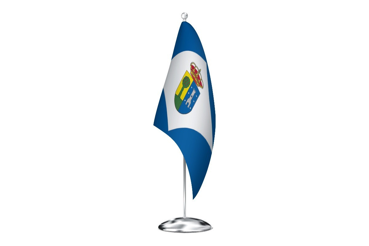 Bandera de despacho de Valdemorillo de alta calidad