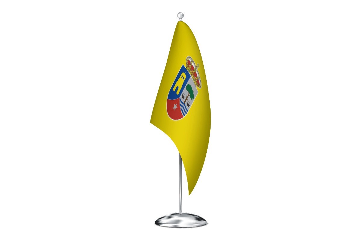 Bandera de despacho de Valdeolmos de alta calidad