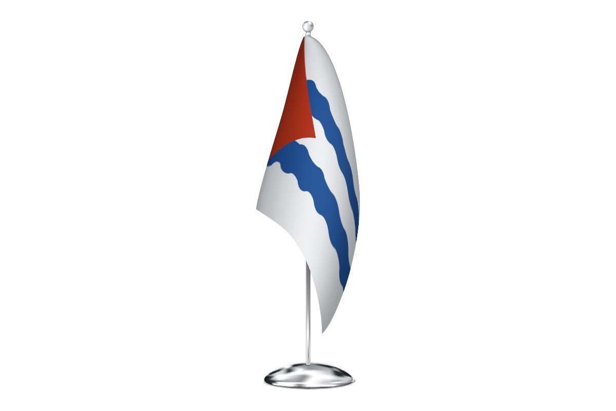 Bandera de despacho de Villalbilla de alta calidad