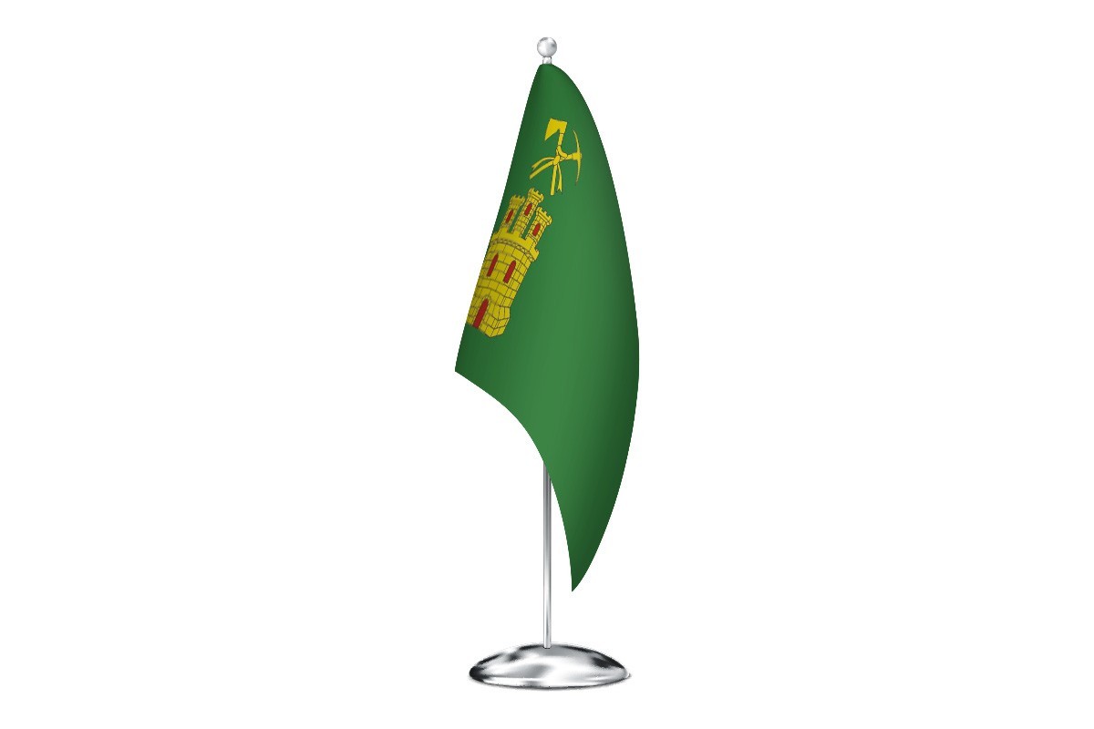 Bandera de despacho de Villaviciosa de Odón de alta calidad