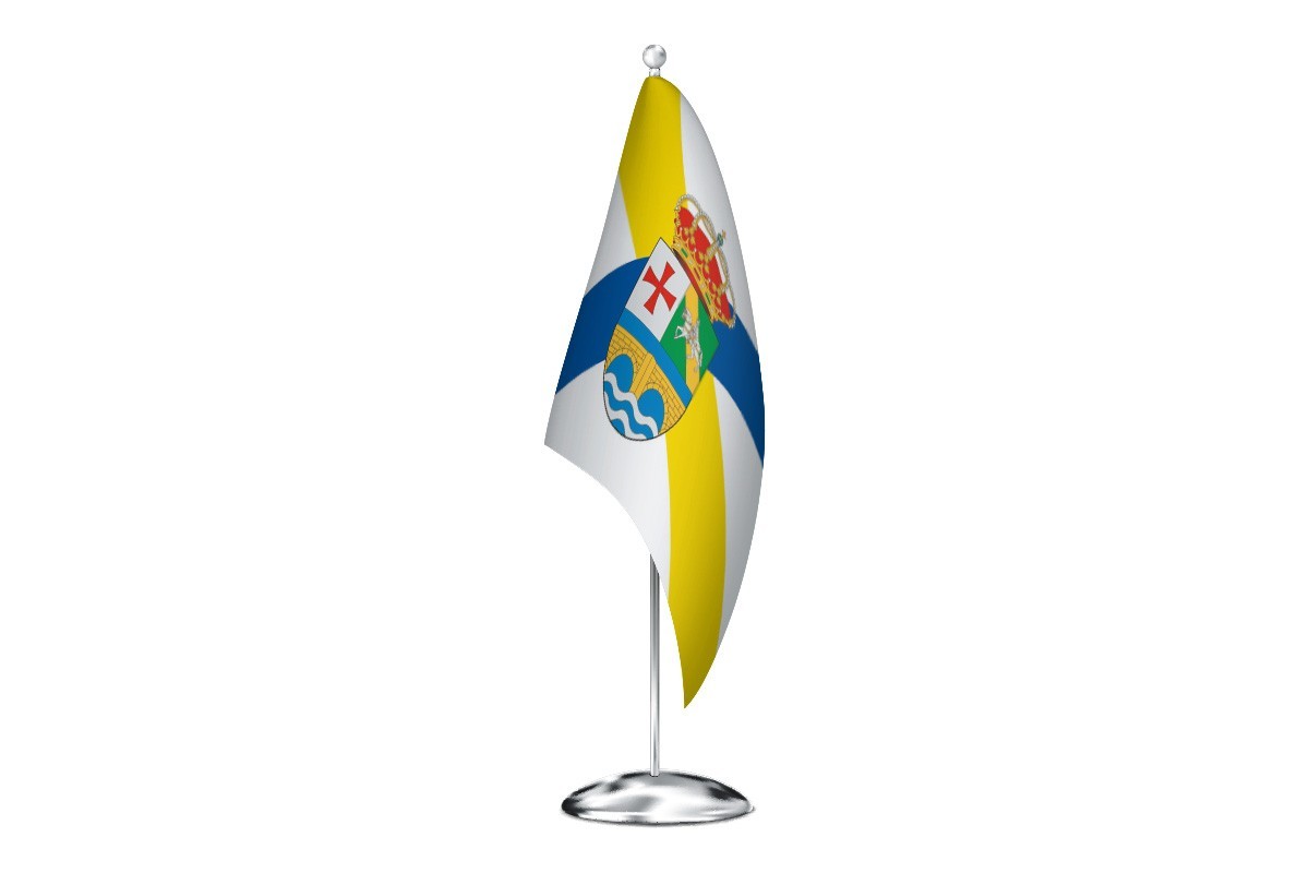 Bandera de despacho de Villamediana de Iregua de alta calidad